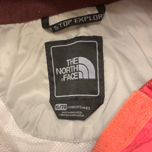 Pink Northface soft shell rain layer - Picture 2 of 7